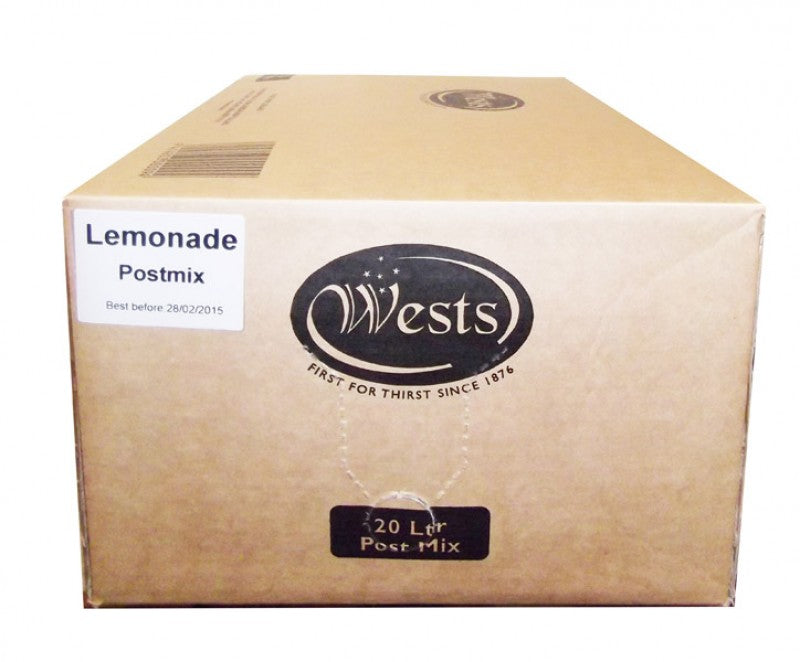 Post Mix Boxes Lemonade Post Mix 20L – Wests 1876